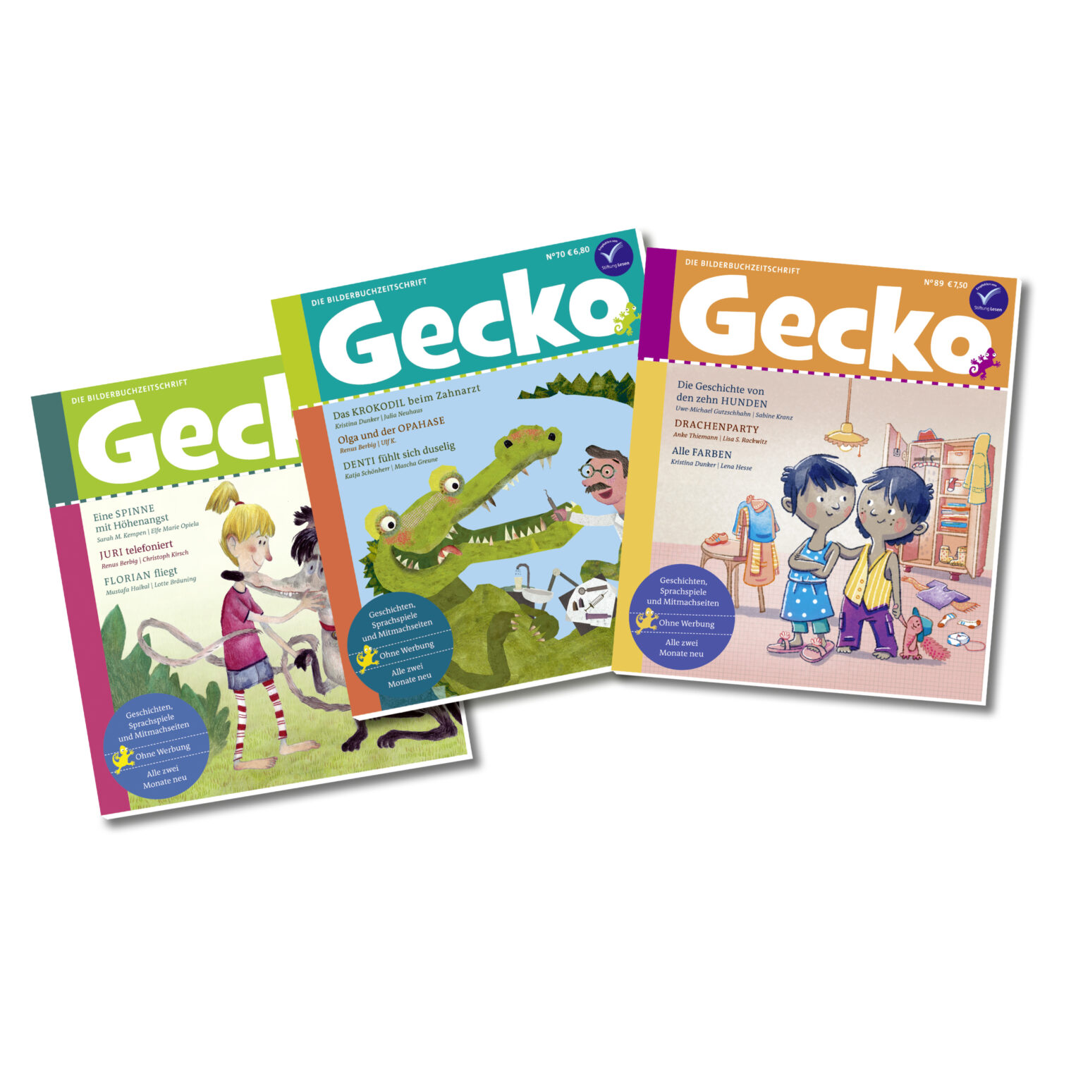 Gecko Kinderzeitschrift - Geschichtenmagazin für Kinder ab 4 Jahren