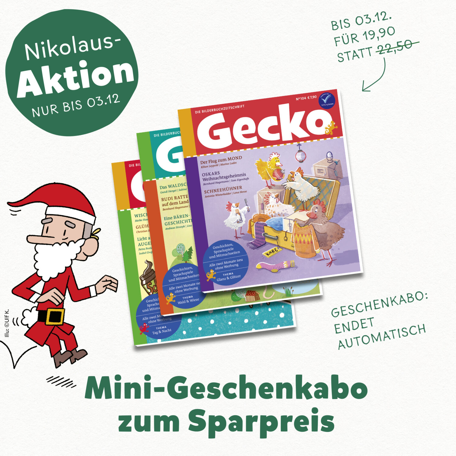 Gecko Kinderzeitschrift - Geschichtenmagazin für Kinder ab 4 Jahren