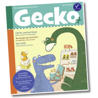 Cover von Gecko 109. Titelillustration Mascha Greune